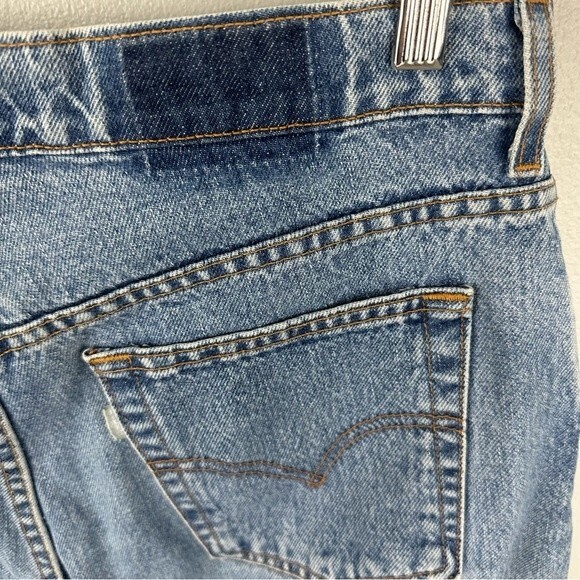 Levi’s The Silver Tab Loose Fit Hi-Rise Blue Denim Jeans Size 13 Juniors - Picture 9 of 14
